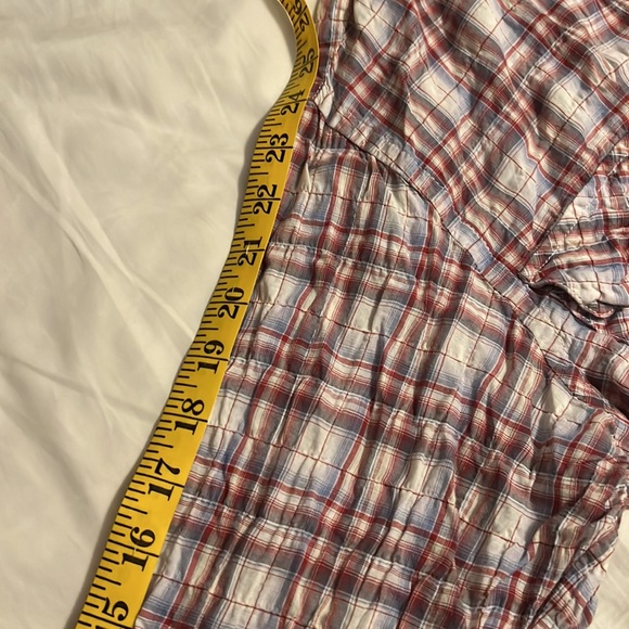 R13 Collared Button Down Plaid Shirt size Large - Picture 8 of 8
